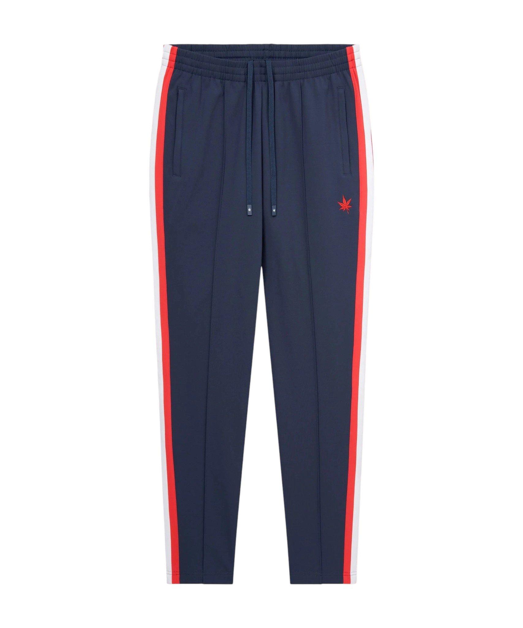 Boast Men's Tipped Warm-Up Pant 2.0 - Navy/Red/White - NAVY/RED/WHITE